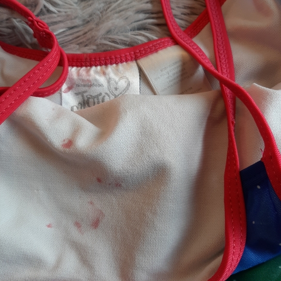 Jojo Siwa Rainbow One Piece Bathing Suits Size 5-6 - Picture 8 of 8